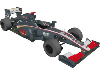 HRT F1 (2010) 3D Model