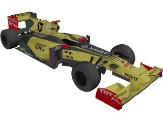 Renault R30 F1 (2010) 3D Model