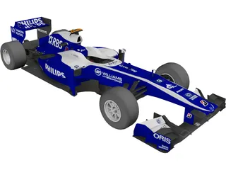 Williams FW32 F1 (2010) 3D Model