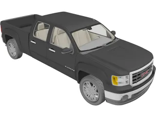 GMC Sierra (2007) 3D Model