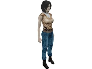 Kristy Girl 3D Model