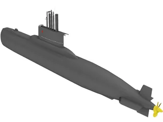 German Type 209 3D Model