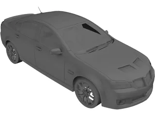 Pontiac G8 3D Model