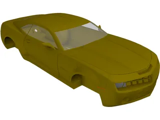 Chevrolet Camaro Body (2011) 3D Model