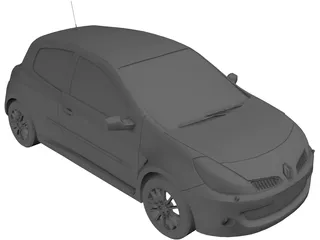 Renault Clio (2010) 3D Model