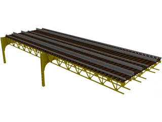 Chicago L-Track 3D Model