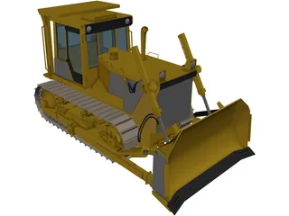 Bulldozer 3D Model