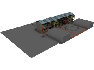 Social House A Class 3D Model