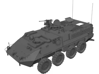 M1126 Stryker ICV 3D Model