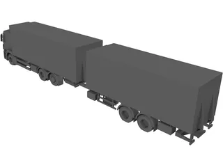 European Truck 3D Model