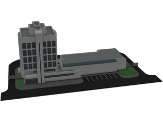 Post Office 3D Model