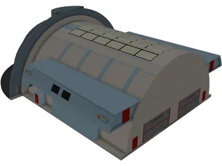 Hanger Bay 3D Model