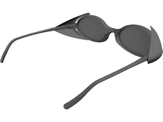 Sunglasses Skiglasses 3D Model