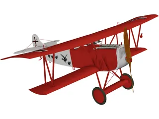 Fokker R7 3D Model