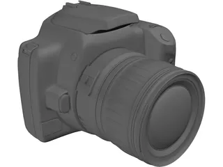 Canon EOS 400D 3D Model