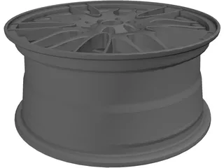 Car Rim 3D Model