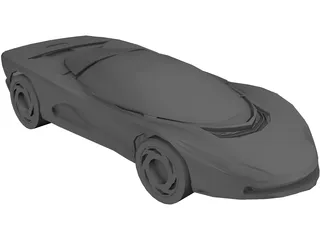 Chevrolet Corvette Indy Concept 3D Model