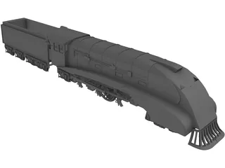 Wedge Locomotive 3D Model