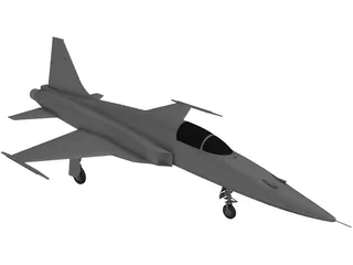 Northrop F-5E Tiger II 3D Model