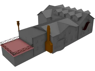 Mansion 3D Model