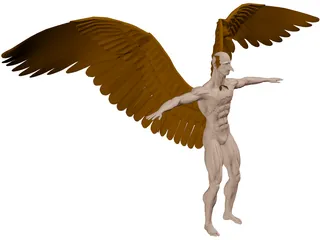 Bird Man 3D Model