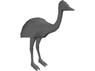 Ostrich 3D Model