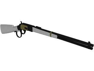 Winchester 1873 Saddleloop Carbine 3D Model