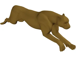 Cheeta 3D Model