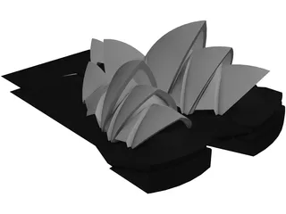 Opera House Sydney 3D Model