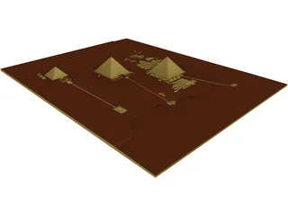 Egypt Pyramids 3D Model