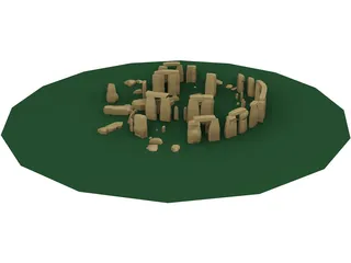 Stonehenge 3D Model