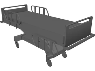 Bed Hospital 3D Model