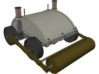 Minesweeper Robot 3D Model