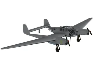 Focke-Wulf Fw 189 3D Model