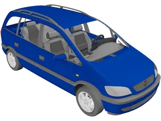 Opel Zafira 3D Model