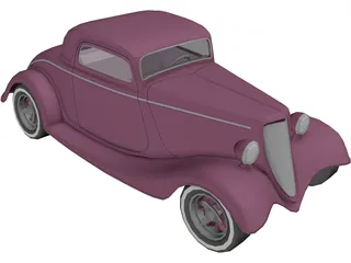 Hot Rod 3D Model