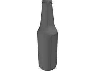 Bottle Beer 3D Model