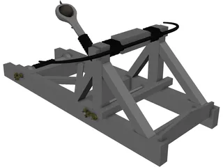 Balista Catapult 3D Model