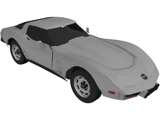 Chevrolet Corvette (1979) 3D Model