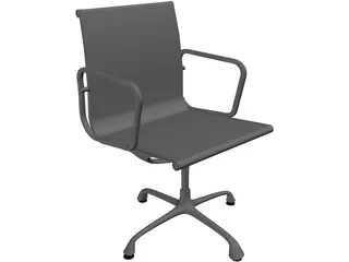 Chair Eames EA 107 3D Model