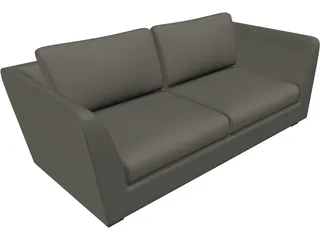 Sofa Arcano Italian 3D Model