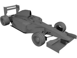 F1 McLaren Mercedes MP4/13 3D Model