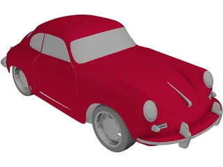 Porsche 356 (1965) 3D Model