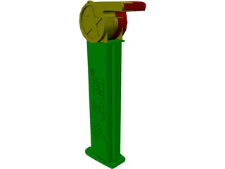 Pez Dispenser 3D Model