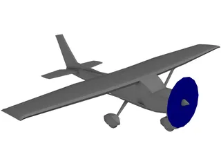 Cessna 152 3D Model