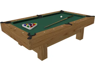 Pool Table 3D Model