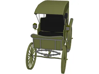 Carriage Surrey 3D Model