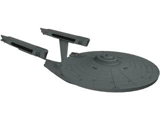 Star Trek Enterprise 3D Model