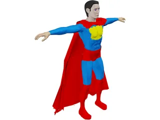 Superman 3D Model