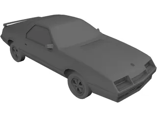 Plymouth Laser (1984) 3D Model